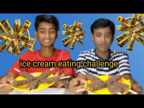 ice cream eating challenge #Rajendra eating show