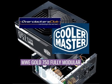 Nguồn Máy Tính 750W Cooler Master MWE 750 V2 80plus Gold Non