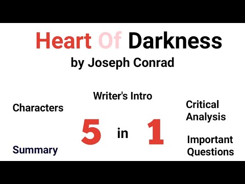 Heart of Darkness by Joseph Conrad in Hindi Summary Explanation and full Analysis
