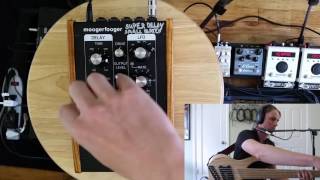 Video thumbnail for Moog MF-104M Super Delay (Analog MoogerFooger Bass Demo) by Zachary Rizer