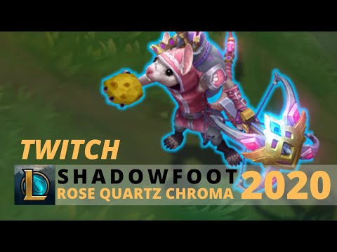 Shadowfoot Twitch Rose Quartz Chroma 2020 - League Of Legends