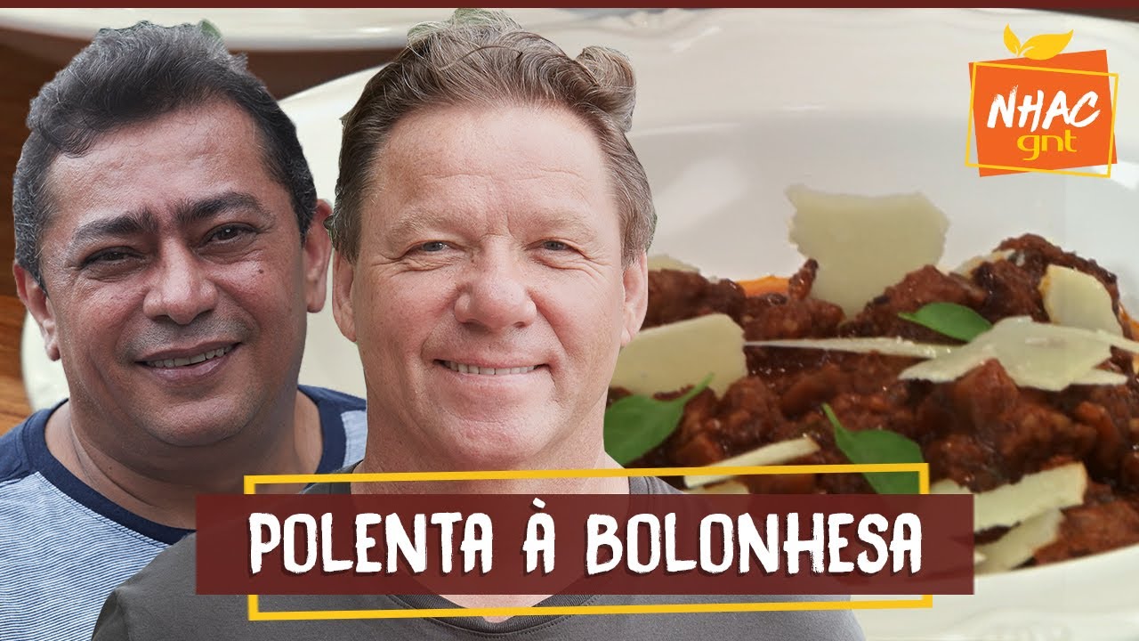 Polenta cremosa à bolonhesa | Claude Troisgros e Batista | Que marravilha!