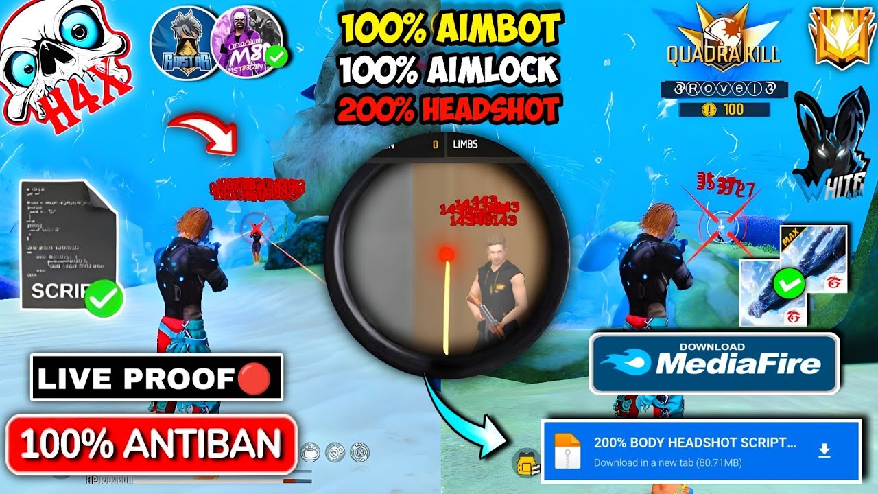 Ob53 Free Fire Auto Headshot Config File🎯🌠 Macro Aimbot + No Recoil Regedit ‼️ Antiban VIP Script 👽