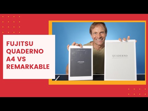 Fujitsu Quaderno A4 vs reMarkable