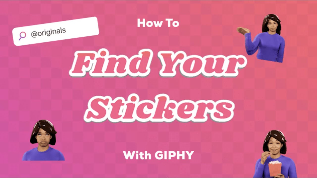 How To Find & Share Your Own Stickers w/ GIPHY