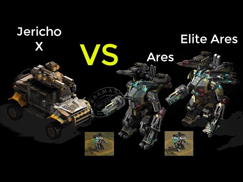 War Commander : Jericho X Vs Ares [Corpus 335] & Elite Ares [Corpus 340]