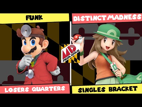 Mega Drive #87: Losers Quarters - funk (Dr. Mario) Vs DistinctMadness (Pokémon Trainer) SSBU Singles