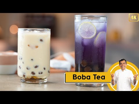 Boba Tea at Home | Bubble Tea | बोबा टी | बबल टी | How to make Boba Tea |Easy Café Style Tea at Home
