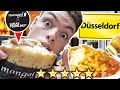Ich TESTE FOOD HOTSPOTS mit den besten BEWERTUNGEN aus DÜSSELDORF für 24 Stunden (mit Mangal Döner)