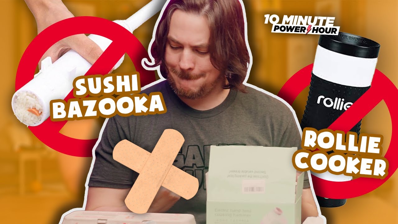 Arin injures himself on some of the worst kitchen tools ever