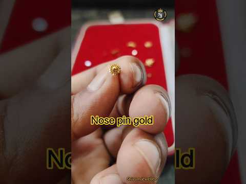 Beautiful gold nose pin design 💝🤩✨ latest nose pin design collection 🎁🥰 #fashion#2025#viralvideo#yt