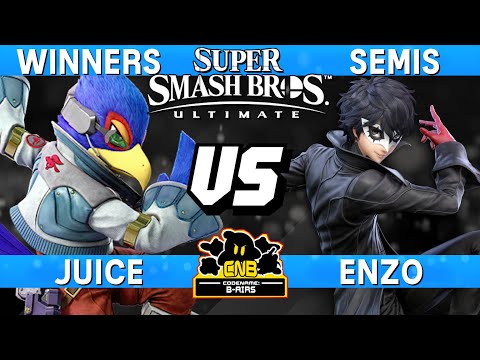 Smash Ultimate Tournament Winners Semis - Juice (Falco) vs Enzo (Joker) - CNB 205