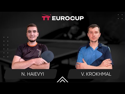 18:00 Nazarii Haievyi - Vitalii Krokhmal 12.05.2024 TT Euro.Cup Ukraine Master. TABLE 4