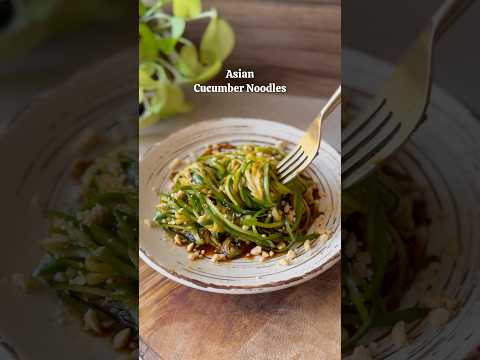 Asian cucumber noodles for weight loss !