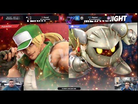 Flynn's Arcade 046 Winners Round 1 - Duval (Terry) Vs. 0TD | Raptor (Meta Knight) SSBU ULTIMATE