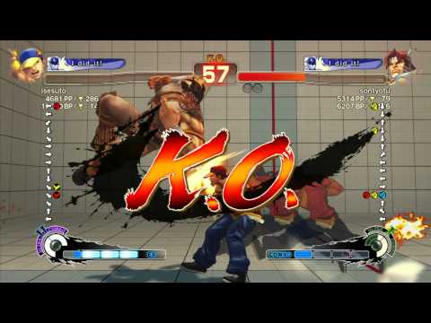 SSF4 AE 2012: isesuto (Yun) vs sontyotu (Hawk) - Xbox Live Ranked Match