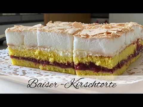 Baiser-Kirschtorte