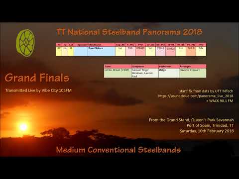Pano Finals Medium 2018 - Pan Elders Steel Orchestra - Limbo Break (1988) (Arr Duvonne Stewart)