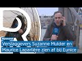 Razende reporters van TV Rijnmond moesten flink aan de bak bij storm Eunice!