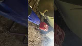 YZ85 cold start smoking
