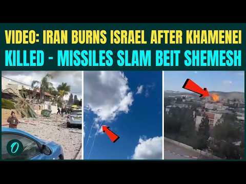Iran BOMBS Israel With Sejjil, Fattah Missile| Beit Shemesh UNDER ATTACK- CHILLING Moment ON Cam