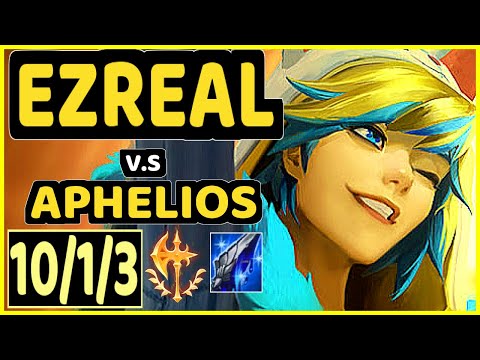 JUZINHO (EZREAL) vs APHELIOS - 10/1/3 KDA BOTTOM ADC CHALLENGER GAMEPLAY - BR