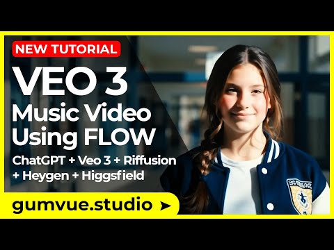 How I Made a Full K-Pop Music Video Using AI ( ChatGPT, Veo 3 FLOW, Riffusion, Heygen & Higgsfield )