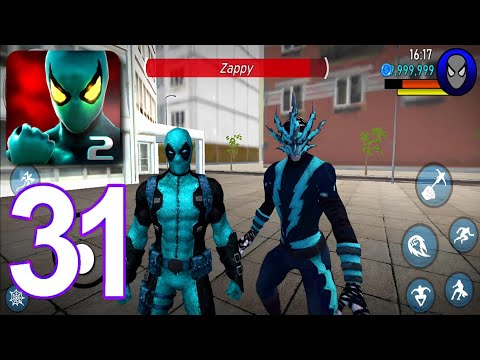 Power Spider Superhero 2 - Gameplay Walkthrough Part 31 - Zappy (iOS,Android)