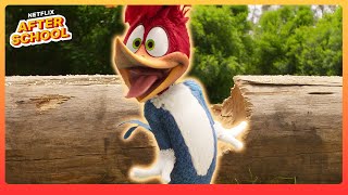 Woody’s Campsite CLASH! 😈🏕️ Woody Woodpecker Goes to Camp | Netflix After School