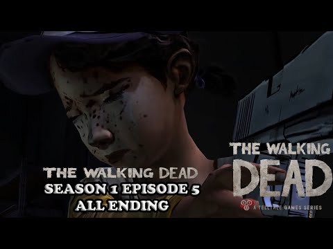 The Walking Dead Season 1 Episode 5 All endings Scene