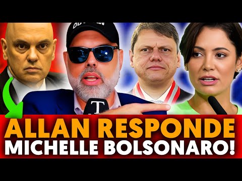 🚨 ALLAN DOS SANTOS COMMENTS ON MICHELLE BOLSONARO'S STATEMENT AGAINST HIM!
