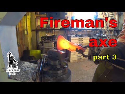 Forging the Fireman's axe part 3 correcting a problem