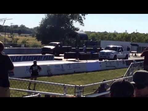 Dimitri Millard runs 9.92 Tulsa raceway