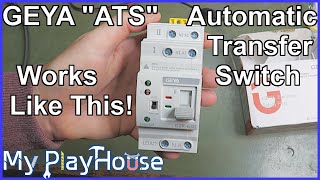 GEYA Din Rail 2P ATS Automatic Transfer Switch 220V - 1541