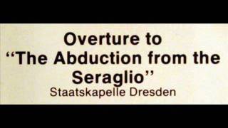 Mozart / Karl Böhm, 1964: Overture to the Abduction From The Seraglio - Staatskapelle Dresden