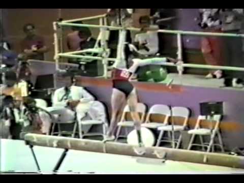 6th EF SUI Romi Kessler BB - 1984 Olympic Games 19.350