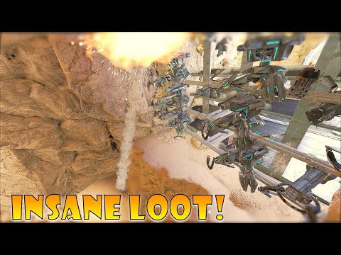 Raiding Hidden Bases For INSANE LOOT! - Surviving In Our Untouchable Castle Cave | Ark PvP