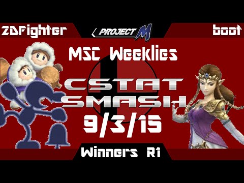 MSC SSBPM 9-3-15 Singles WR1 - 2DFighter (G&W, ICs) vs. boot (Zelda)