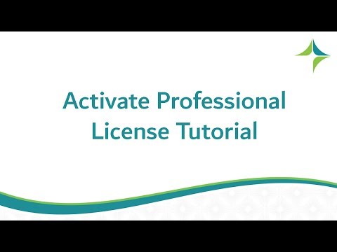 Part of a video titled Tutorial: Activate your professional license at DHA - YouTube