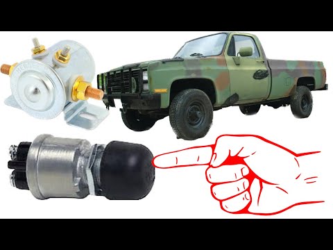 CUCV M1008 manual glow plug button in Depth How to