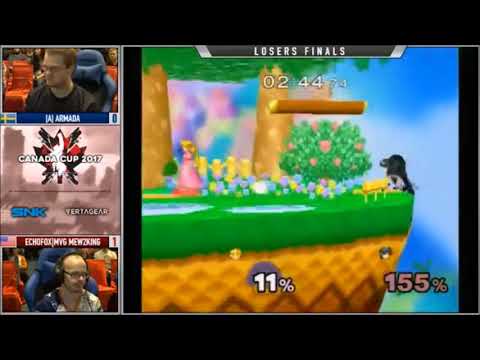 Canada Cup 2017 - Armada (Peach) vs. Mew2King (Marth) Losers Finals