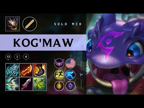 Kog'Maw Mid vs Yasuo - NA Master Patch 25.24