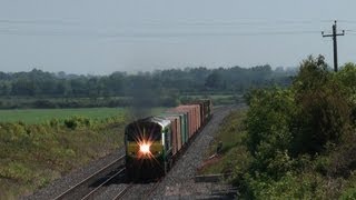 preview picture of video '220 on Northwall-Ballina IWT liner between Cherryville junction & Monasterevin 03-June-2011.'