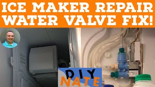 Refrigerator Ice Maker Repair Water Valve Not Filling — Surprising Fix! Maytag/Whirlpool MFI2665XEM7