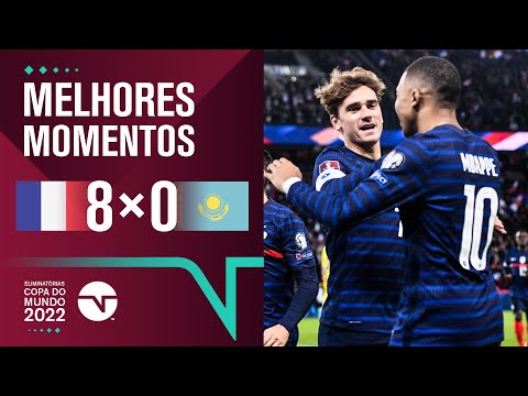 Gols e lances de França x Cazaquistão