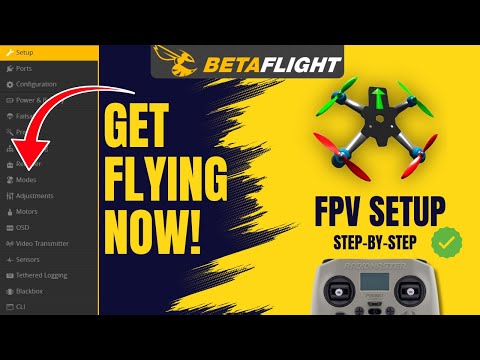 BETAFLIGHT Setup for Beginners (FPV ESSENTIALS) - GET FLYING NOW | Tutorial for FPV DRONE