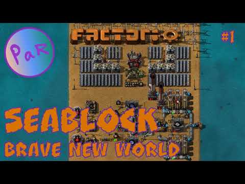 AUTOMATION - Ep 1 - Seablock BNW - Factorio
