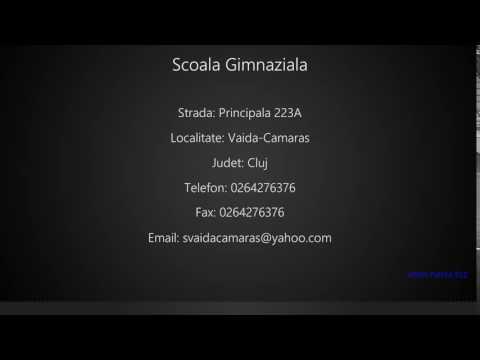 Scoala Gimnaziala Vaida-Camaras