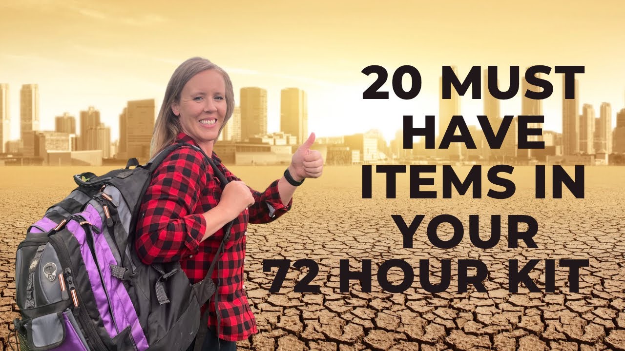 20 ITEMS You NEED in a 72 hour Survival Kit! A Look INSIDE our ACTUAL bags!