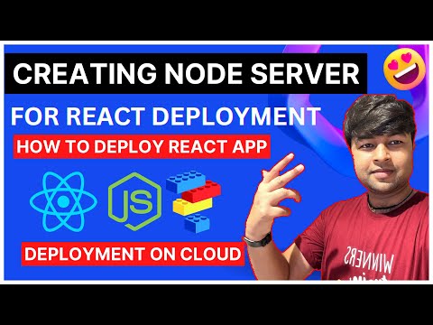 🔥Building React App to deploy  | Preparing react app for hosting   on node server in Hindi
